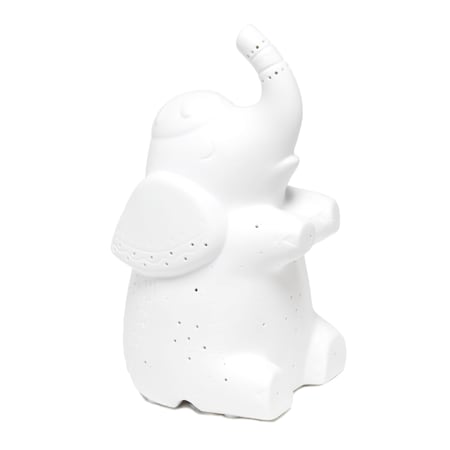 Porcelain Elephant Shaped Table Lamp
